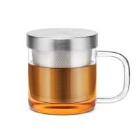 hot sale Samadoyo glass tea cup high borosilicate coffee mug for home restaurant hotel