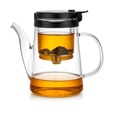 bonston high quality transparent Teapots with glass filter