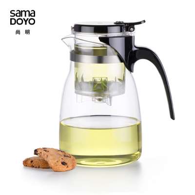 Borosilicate Glass Teapot with Infuser(Integrated type)