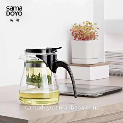 SAMADOYO Glass Tea Ware / Tea Pot With Infuser On Sale