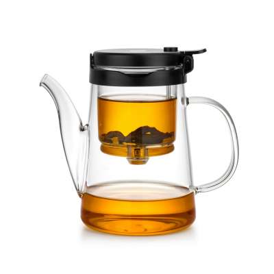 Bonston BPA free glass tea pot with glass filter