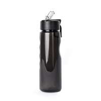 700 Ml Factory Outlet New Events Specials Black Plastic Gym Sport Water Bottle