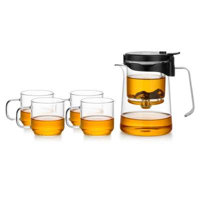 Bonston glass teapot gift set