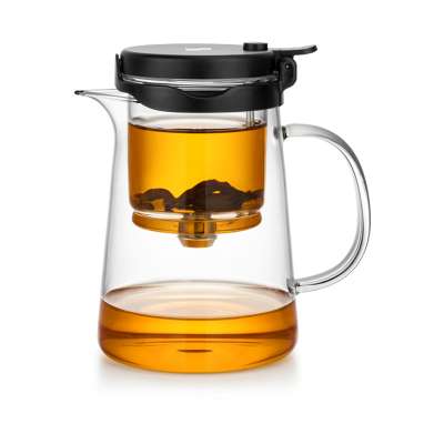 New transparent Teapots with glass filter for party and office and home  with kitchen usage